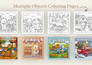 create a bold and easy coloring book for kids or adults